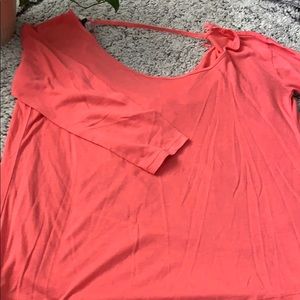 ✨ AEO Salmon pink 3/4 sleeve top